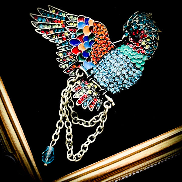 深淵の怨念を宿す冥鳥の呪縛印 黒魔術アクセサリー 「殺死呪縛の魔鳥」