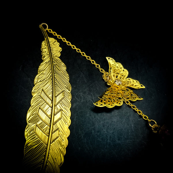 開運・現状打破【高等魔術】激レア品・願綴の栞(黄金の蝶)