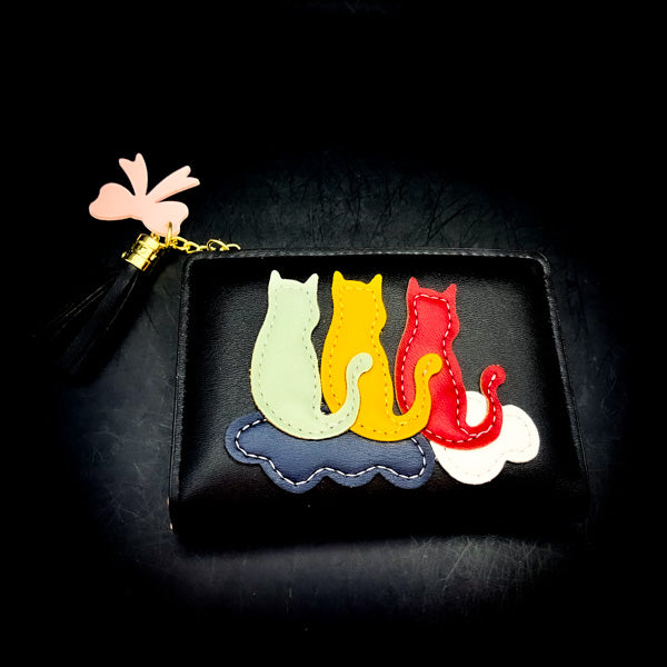 NEW・幸福招来開運財布【最強召喚魔術】三猫の幸招