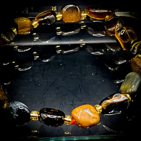 NEW・開運ブレス・金運×勝利！【タイガーアイ・秘伝金魔術】虎眼の降臨