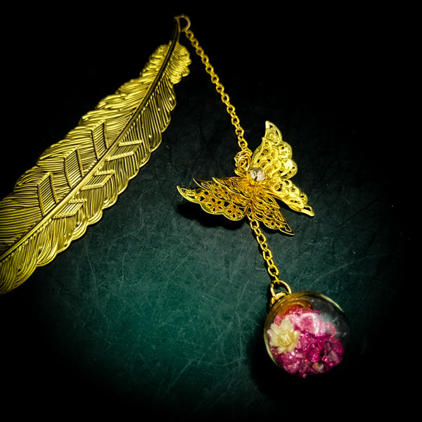 開運・現状打破【高等魔術】激レア品・願綴の栞（黄金の蝶）