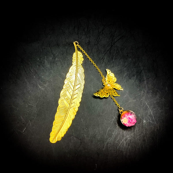 開運・現状打破【高等魔術】激レア品・願綴の栞（黄金の蝶）