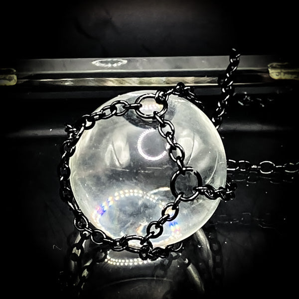 怨念を封じ込める漆黒の魂縛鎖   黒魔術アクセサリー   「縛呪の魂鎖」