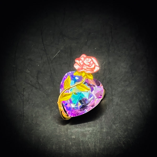 深く惹かれ合う薔薇の恋魔術 黒魔術アクセサリー 「狂薔薇の恋呪」