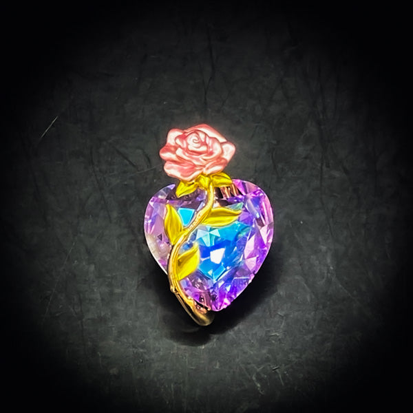 深く惹かれ合う薔薇の恋魔術 黒魔術アクセサリー 「狂薔薇の恋呪」