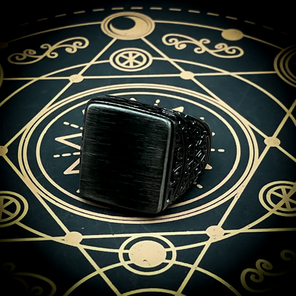 開運・人生好転・漲る欲望を叶える【黒魔術リング】ルシファーの強輪