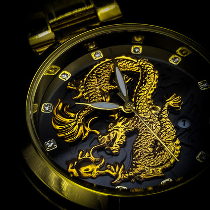 NEW・次々と金財を招く魔術時計【激レア1点限定再入荷・強靭金魔術】龍王の魔力