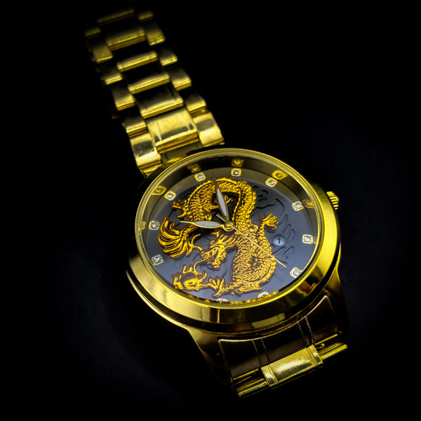 NEW・次々と金財を招く魔術時計【激レア1点限定再入荷・強靭金魔術】龍王の魔力