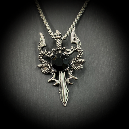 尽きぬ財を巡らせる黒龍金環   黒魔術アクセサリー   「黒龍の金巡」